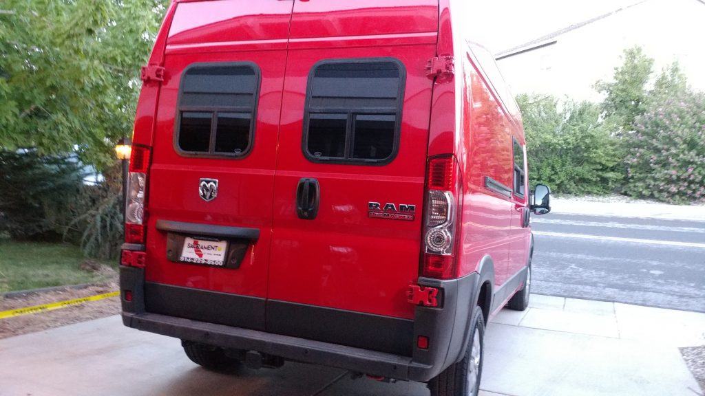 Ram ProMaster Van Conversion Windows