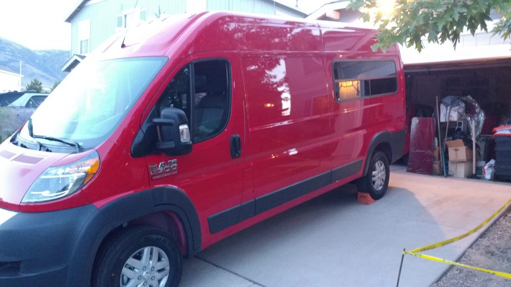 Ram ProMaster Van Conversion Windows