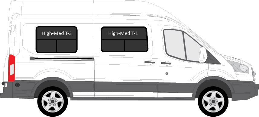 Ford transit side window conversion #5