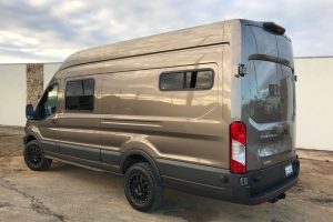 Gray Ford Transit Van 