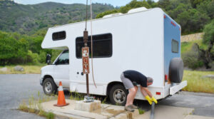 rv dumping station