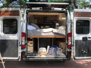 van camping