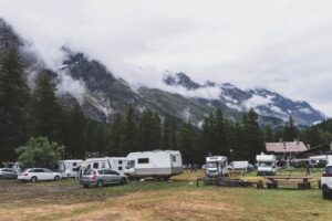 camping in van