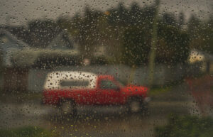 POV of a window scaled car